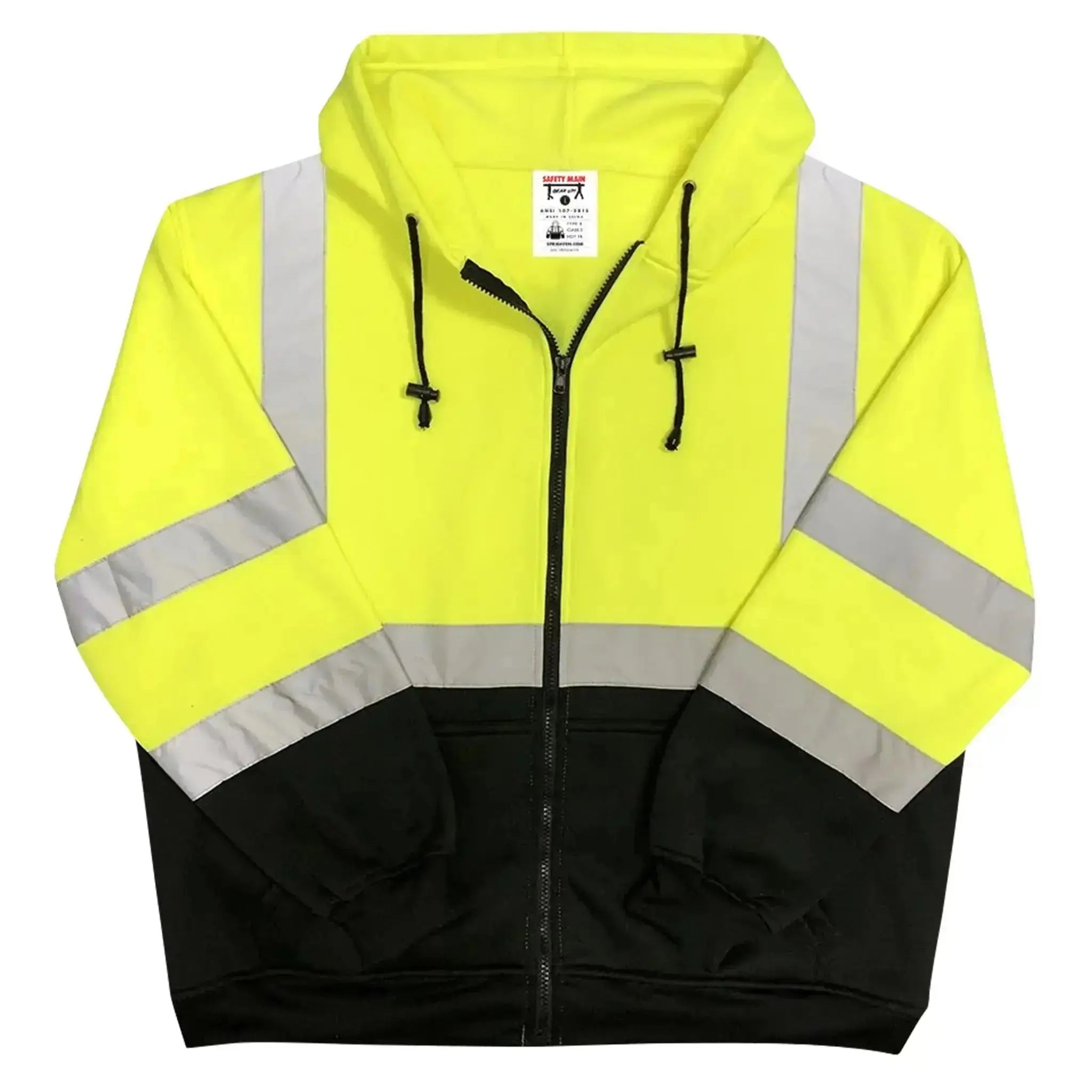 Class 3 Hi-Vis Safety Jacket – Black Bottom (3-Pack)
