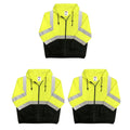 Class 3 Hi-Vis Safety Jacket – Black Bottom (3-Pack)